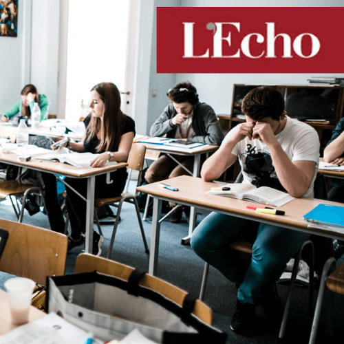 Un blocus assisté favorise la réussite - journal l'Echo | Student Academy | Blocus Assisté